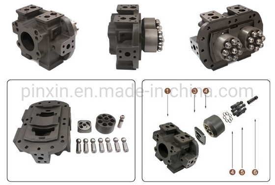 Ricambi idraulici per motori Rexroth A2FM90 in acciaio al carbonio per un pacchetto di 340.000 kg