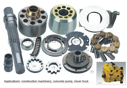 Zoomlion Concrete Pump Truck Replacement Rexroth A4vg125 Piston Pump con rimborso dell'olio