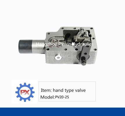 Valvola di controllo manuale per pompa idraulica PV20 PV25
