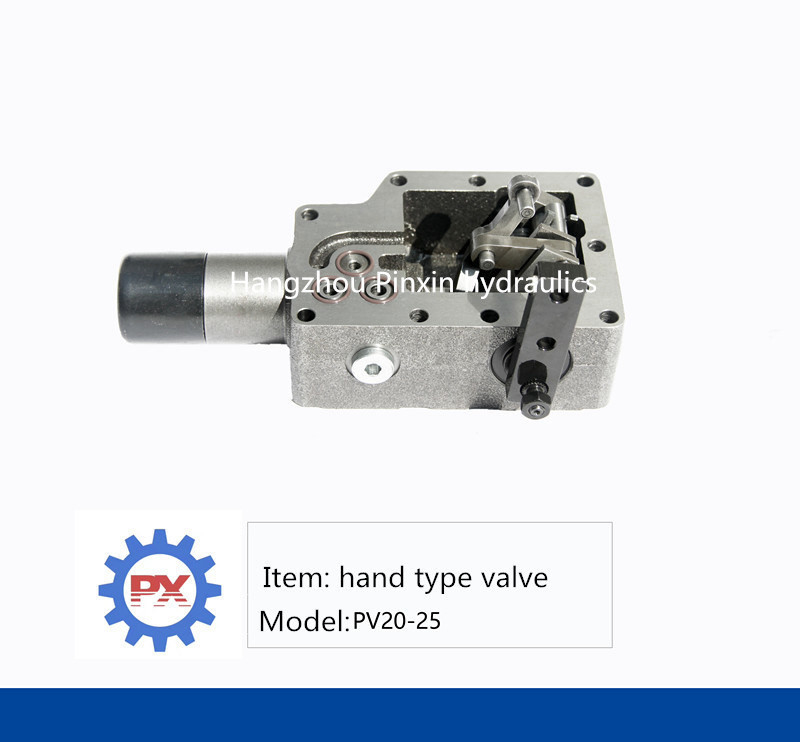 Valvola di controllo manuale per pompa idraulica PV20 PV25